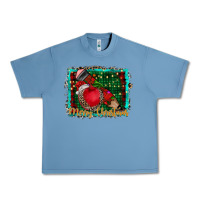 Pebble Blue merry Christmas teacher Urban Heavy Tee - CowhideDigitalArt
