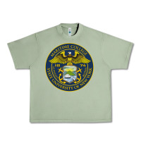 Oil Green Suny Maritime Full Color Urban Heavy Tee - linhVisuals