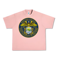 Salmon Suny Maritime Full Color Urban Heavy Tee - linhVisuals