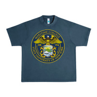 Midnight Navy Suny Maritime Full Color Urban Heavy Tee - linhVisuals