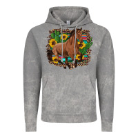 Cloud Rock western horse cactus sunflowers serape leopard  turquoise wooden Vintage Hoodie - Artiststas