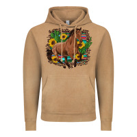Vintage Camel western horse cactus sunflowers serape leopard  turquoise wooden Vintage Hoodie - Artiststas