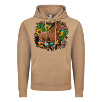 Vintage Coffee western horse cactus sunflowers serape leopard  turquoise wooden Vintage Hoodie - Artiststas