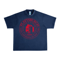 Navy Suny Plattsburgh Urban Heavy Tee - linhVisuals