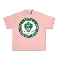 Salmon Suny Oswego Urban Heavy Tee - linhVisuals