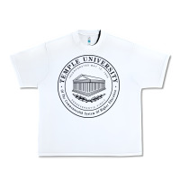 White Temple University Urban Heavy Tee - linhVisuals