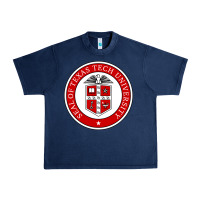 Navy Texas Tech University Urban Heavy Tee - linhVisuals