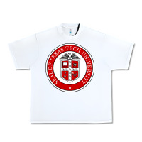 White Texas Tech University Urban Heavy Tee - linhVisuals