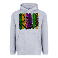 Heather Grey halloween brushstroke Heavyweight Hoodie - RanaPortraitStore
