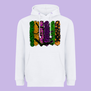 Halloween Brushstroke Heavyweight Hoodie Designed By Ranaportraitstore