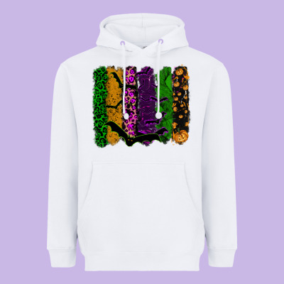Halloween Brushstroke Heavyweight Hoodie Designed By Ranaportraitstore