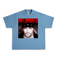 Pebble Blue #bret michaels get your rock on tour 2022 Urban Heavy Tee - linhVisuals