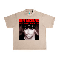 French Oak #bret michaels get your rock on tour 2022 Urban Heavy Tee - linhVisuals