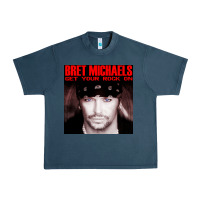 Midnight Navy #bret michaels get your rock on tour 2022 Urban Heavy Tee - linhVisuals