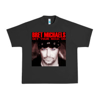 Pigment Black #bret michaels get your rock on tour 2022 Urban Heavy Tee - linhVisuals
