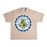 French Oak University Of Akron Urban Heavy Tee - linhVisuals