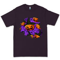 Plum halloween pumpkin patch  1 Premium Tee - BundleAndBundleShop