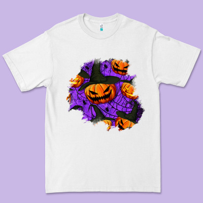 Halloween Pumpkin Patch  1 Premium Tee Designed By Bundleandbundleshop