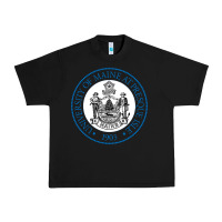 Black University Of Maine At Presque Isle Urban Heavy Tee - linhVisuals