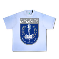 Grape Ice University Of Memphis Urban Heavy Tee - linhVisuals