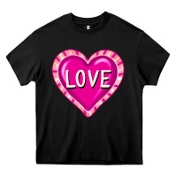 Black valentine's day hearts Heavy Core Tee - FaDigitalArtStudio
