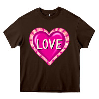 Valentine's Day Hearts Heavy Core Tee | Teevron