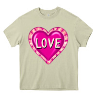 Mossy valentine's day hearts Heavy Core Tee - FaDigitalArtStudio
