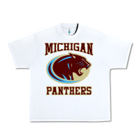 White The Panthers Urban Heavy Tee - linhVisuals
