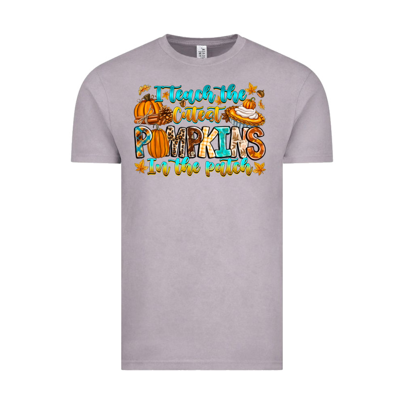 I Teach The Cutest Pumpkins In The Patch Vintage Tee by CowhideDigitalArt | Teevron