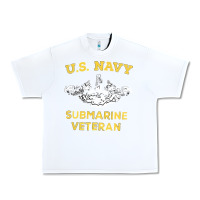White submarine veteran tshirt Urban Heavy Tee - linhVisuals