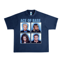 Navy vintage Ace Of The Base Urban Heavy Tee - linhVisuals