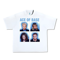 White vintage Ace Of The Base Urban Heavy Tee - linhVisuals