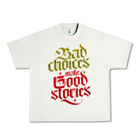 Pistachio bad choices make good stories Urban Heavy Tee - linhVisuals