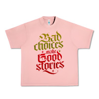 Salmon bad choices make good stories Urban Heavy Tee - linhVisuals