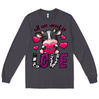 Smoke All We Need İs Moo Love Long Sleeve Tee - SublimationCraftShop