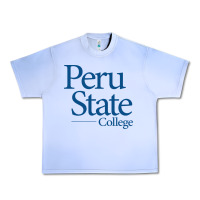 Grape Ice Peru State College Wordmark Urban Heavy Tee - linhVisuals