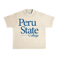 Sandshell Peru State College Wordmark Urban Heavy Tee - linhVisuals