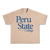 Burro Peru State College Wordmark Urban Heavy Tee - linhVisuals
