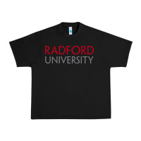 Black Radford University Wordmark Urban Heavy Tee - linhVisuals