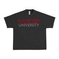 Pigment Black Radford University Wordmark Urban Heavy Tee - linhVisuals