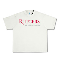 Pistachio Rutgers University Newark Logotype Urban Heavy Tee - linhVisuals