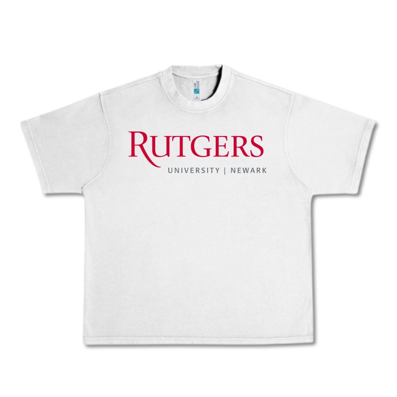 Rutgers University Newark Logotype Urban Heavy Tee by linhVisuals | Teevron