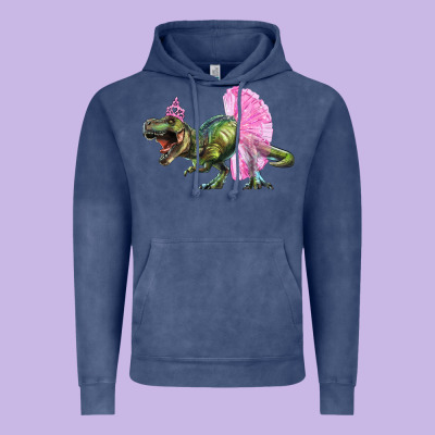Balerina T Rex Dinosaur With Tutu Vintage Hoodie Designed By Artiststas