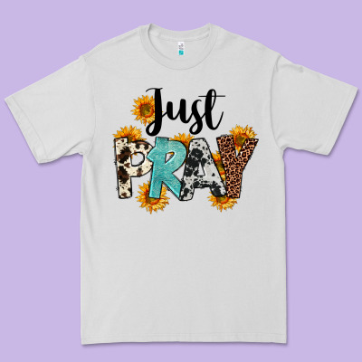 Just Pray Premium Tee Designed By Fadigitalartstudio