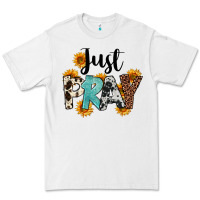 White Just Pray Premium Tee - FaDigitalArtStudio