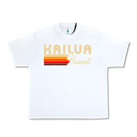 White kailua hawaii Urban Heavy Tee - linhVisuals