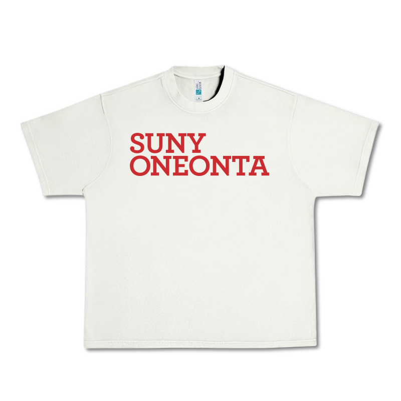 Suny Oneonta Wordmark Urban Heavy Tee by linhVisuals | Teevron