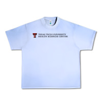 Grape Ice Texas Tech University Health Sciences Center Wordmark Urban Heavy Tee - linhVisuals