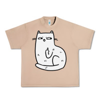 Burro cat giving the finger Urban Heavy Tee - linhVisuals