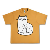 Peanut Butter cat giving the finger Urban Heavy Tee - linhVisuals